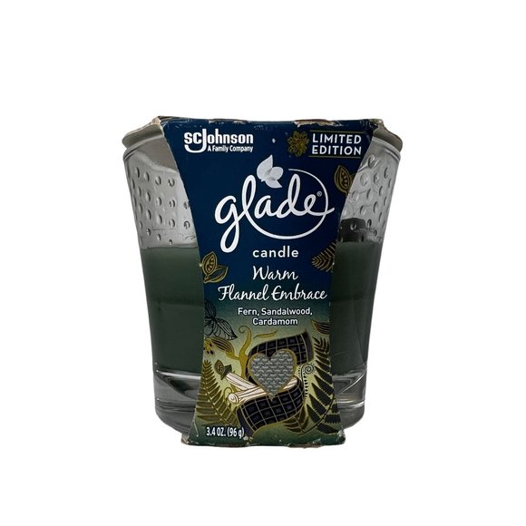 Glade Other - Glade Jar Candle Air Freshener Warm Flannel Embrace 3.4 Oz
